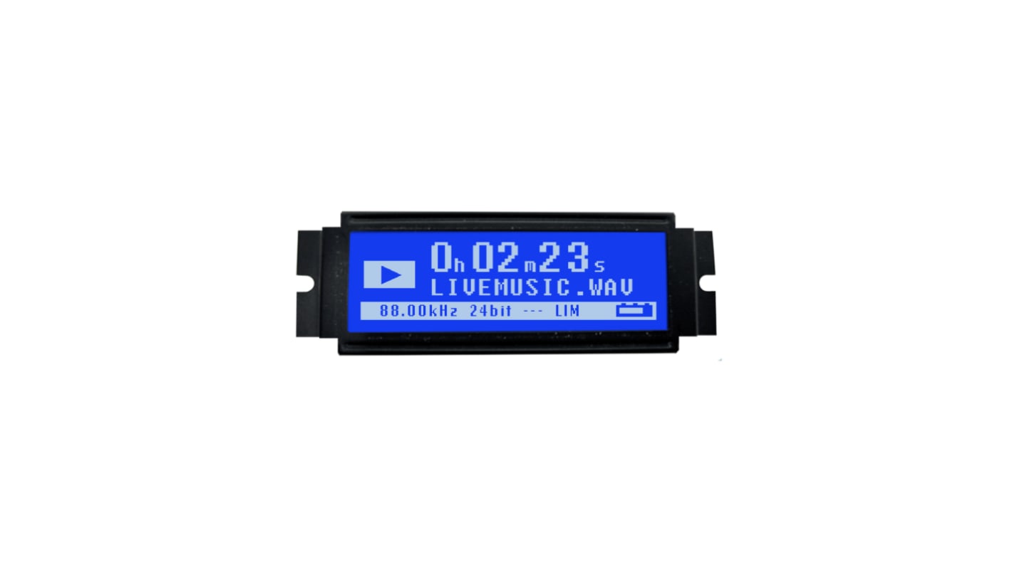 NEWHAVEN DISPLAY INTERNATIONAL NHD-12232KZ-NSW-BBW-P NHD-12232KZ Graphic LCD Graphic Display, White on Blue,