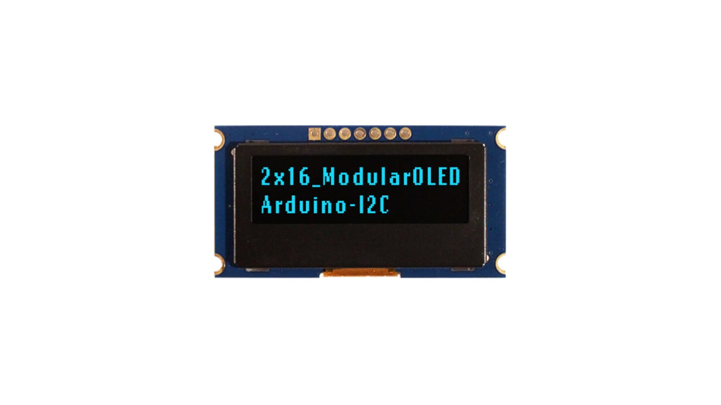 NEWHAVEN DISPLAY INTERNATIONAL 1.39in Blue Passive matrix OLED Display PCB Mount I2C Interface