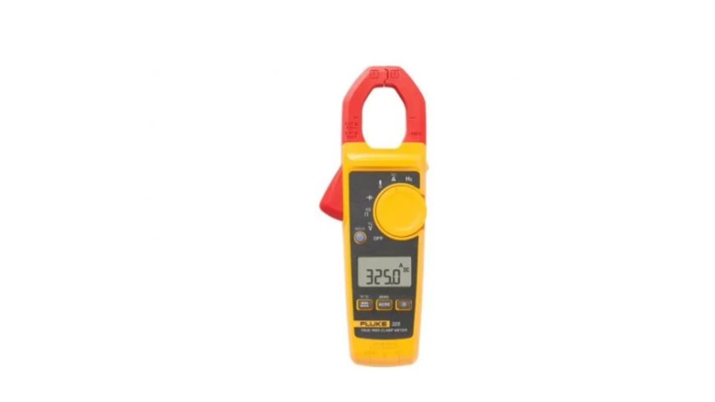 Fluke Fluke 325 Clamp Meter DC Voltage, 400A dc, Max Current 400A ac CAT III 600 V, CAT IV 300 V