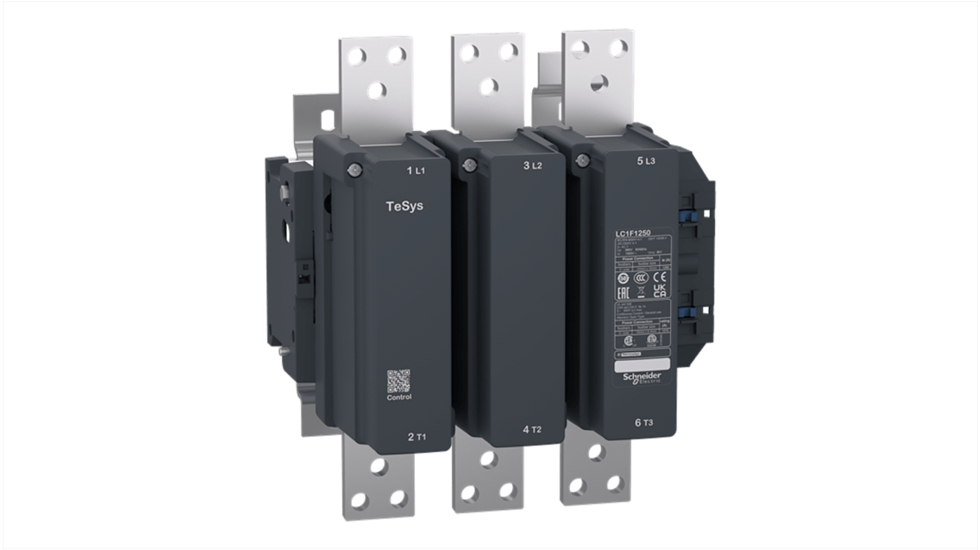 Stycznik 220 V AC Schneider Electric styki: 3 1,26 kA 3 NO LC1F1250M7