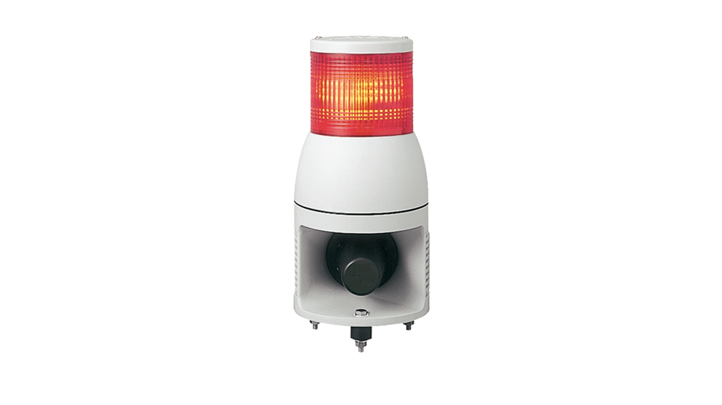 Schneider Electric XVC Series Red Multiple Effect Signal Tower, 100 → 240 V ac, LED Bulb, AC, IP54