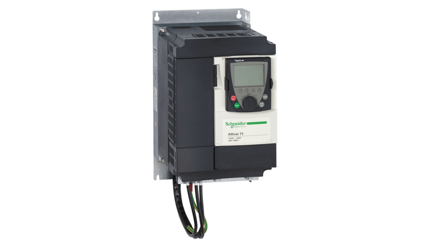 Schneider Electric Variable Speed Drive, 15 kW, 3 Phase, 380 → 480 V, 48 A, Altivar Series