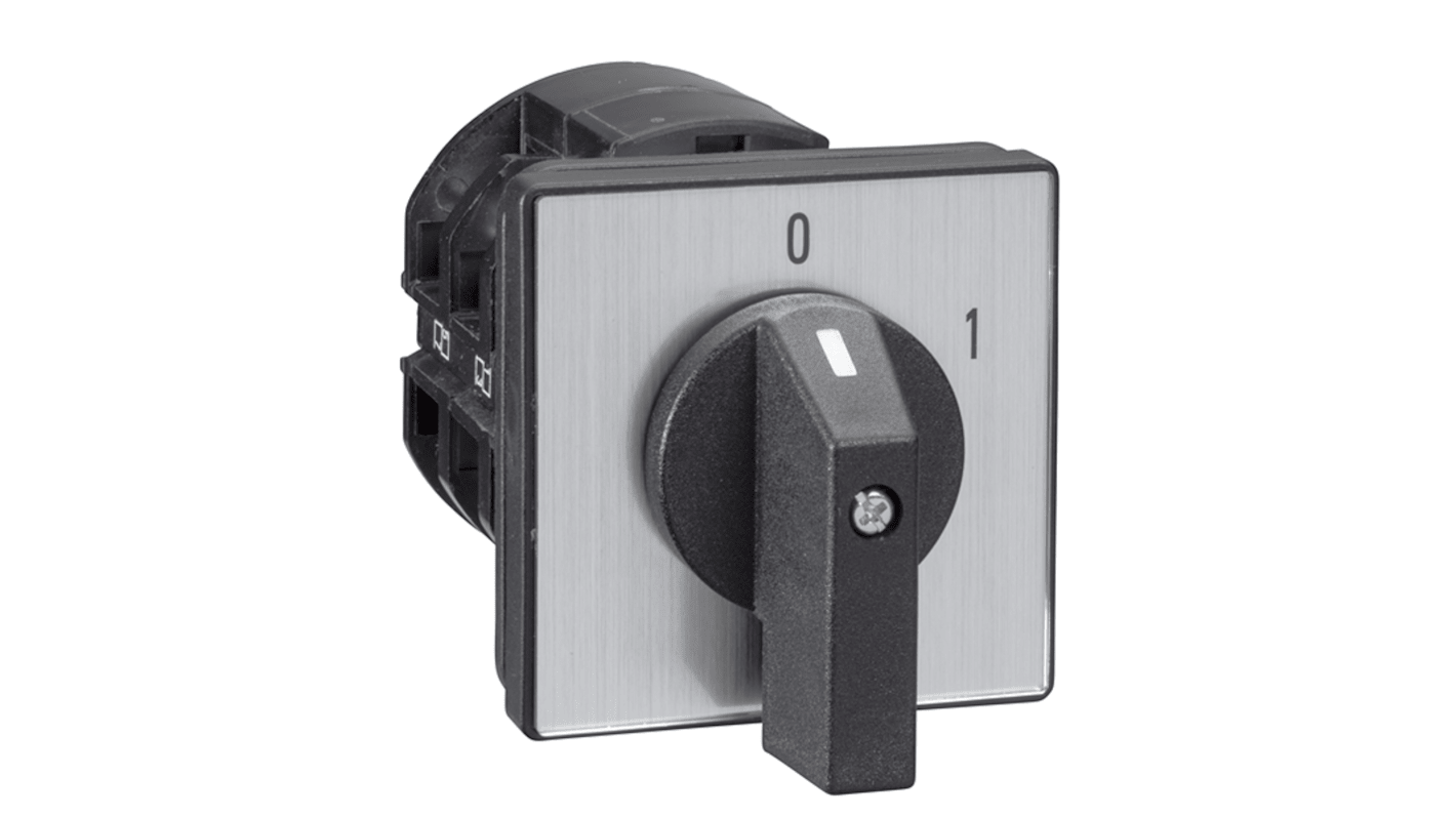 Schneider Electric, 4P 2 Position 90° On-Off Cam Switch, 690V (Volts), 63A, Rotary Actuator
