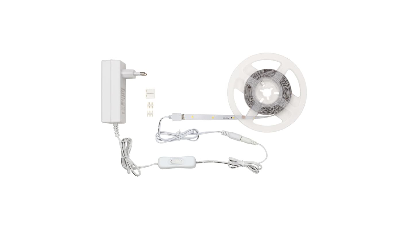 Bailey Electric & Electronics bv 12V dc White LED Strip, 4000K Colour Temp, 3000mm Length