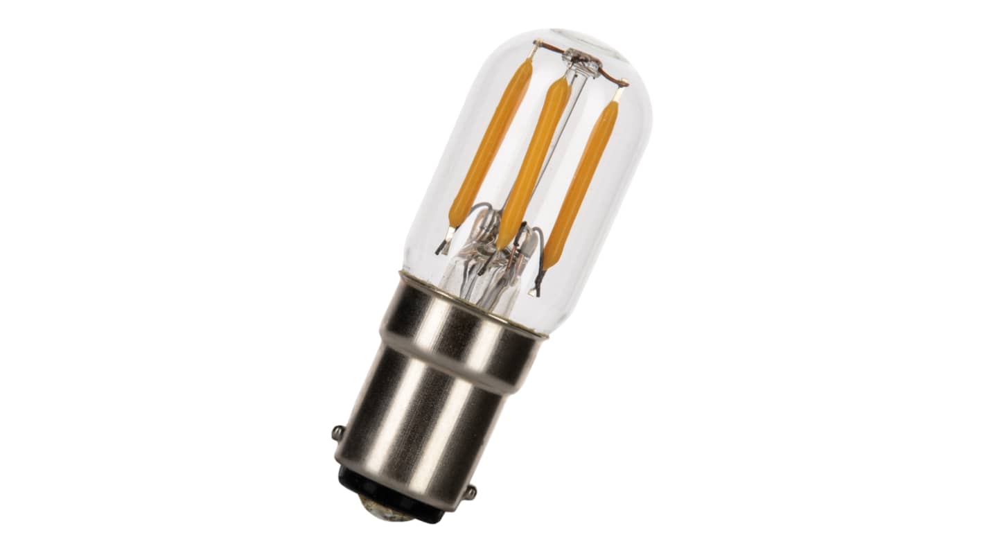 Bailey Electric & Electronics bv LED Filament Tube Ba15d LED Bulbs 2.5 W(18W), 2700K, Warm White, Single Ended shape