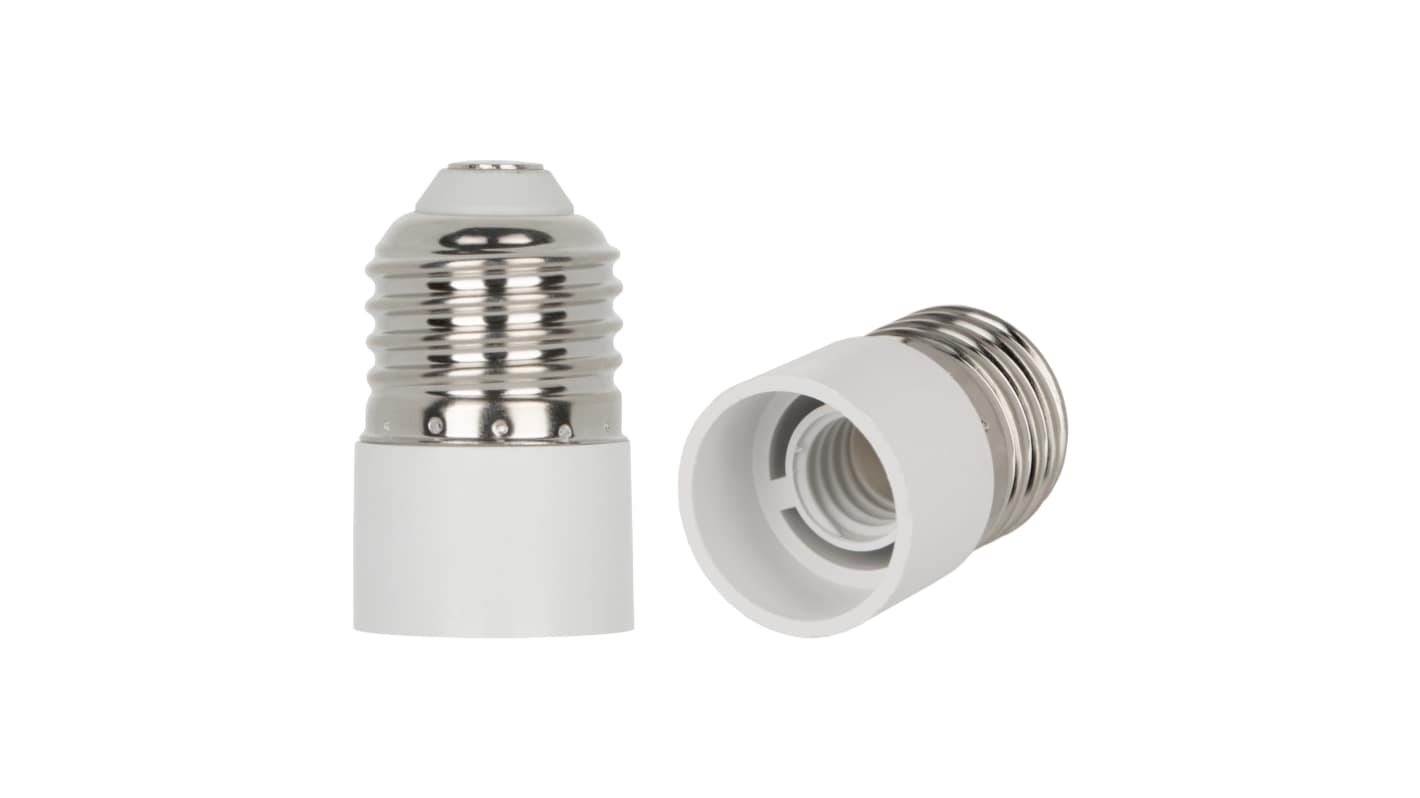 Objímka polyamidová, velikost žárovky: E14 pro LED se základnou E14, E27 Šroub uchycení šroubem