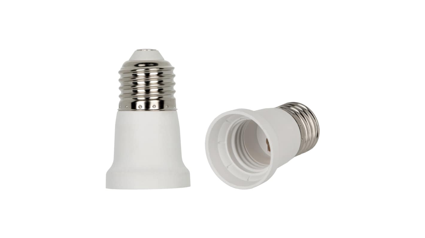 Objímka polyamidová, velikost žárovky: E27 pro LED se základnou E27 Šroub uchycení šroubem