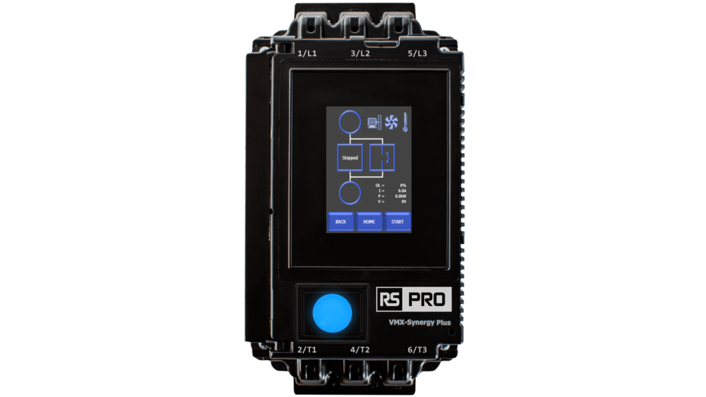 RS PRO Soft Starter, , 45 kW, 200 → 600 V, 3 Phase, IP20
