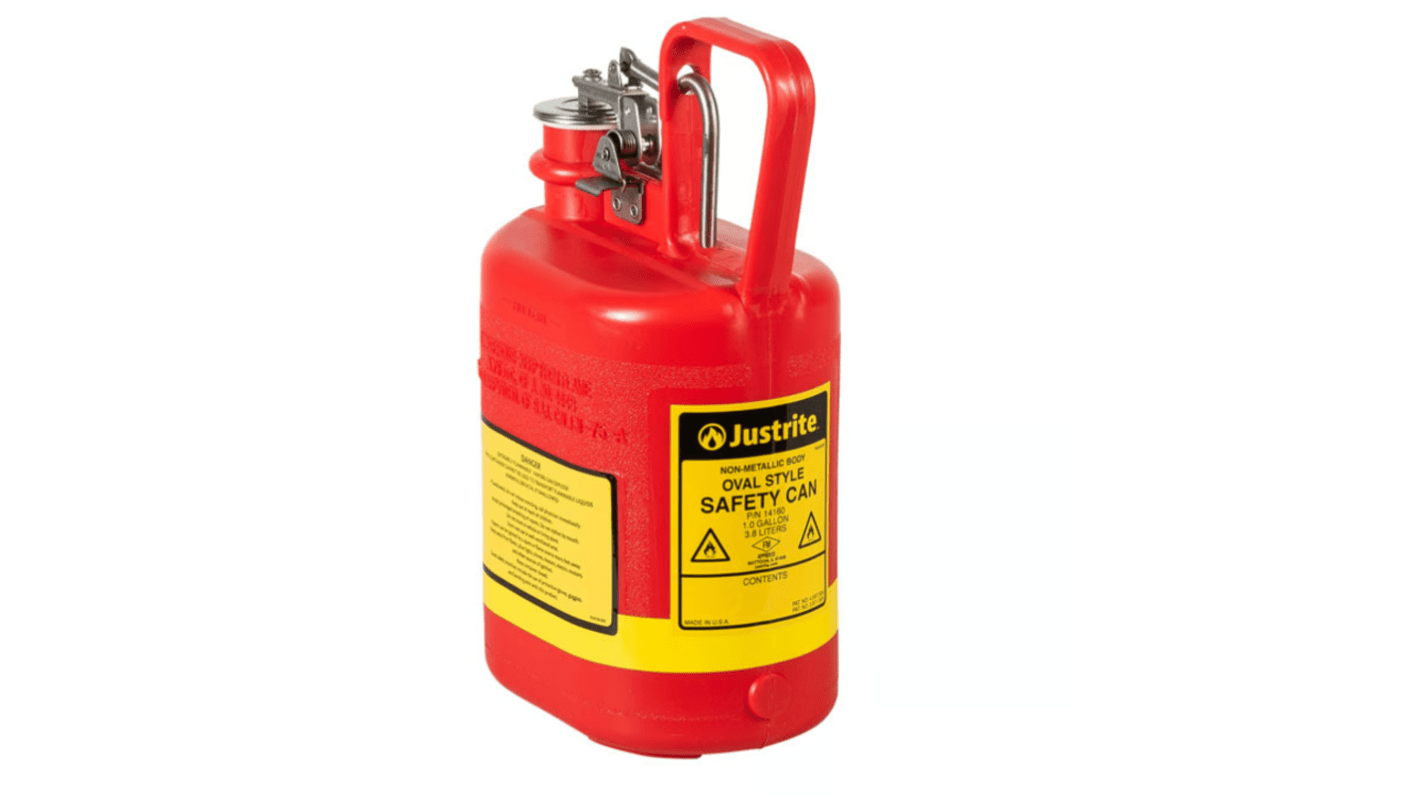 Bidon de sécurité Polyéthylène Justrite Type 1 Safety Cans, 1gal