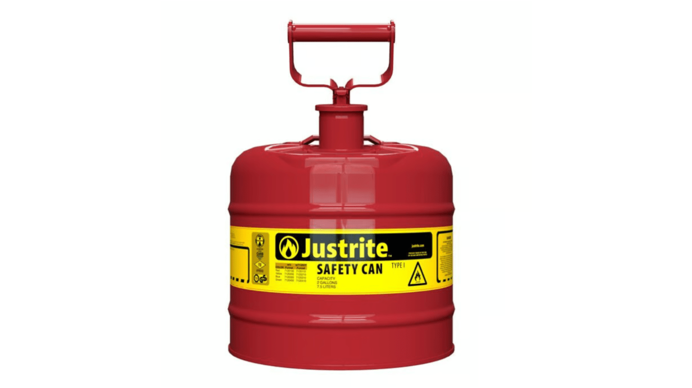 Justrite Steel Safety Can, 2gal