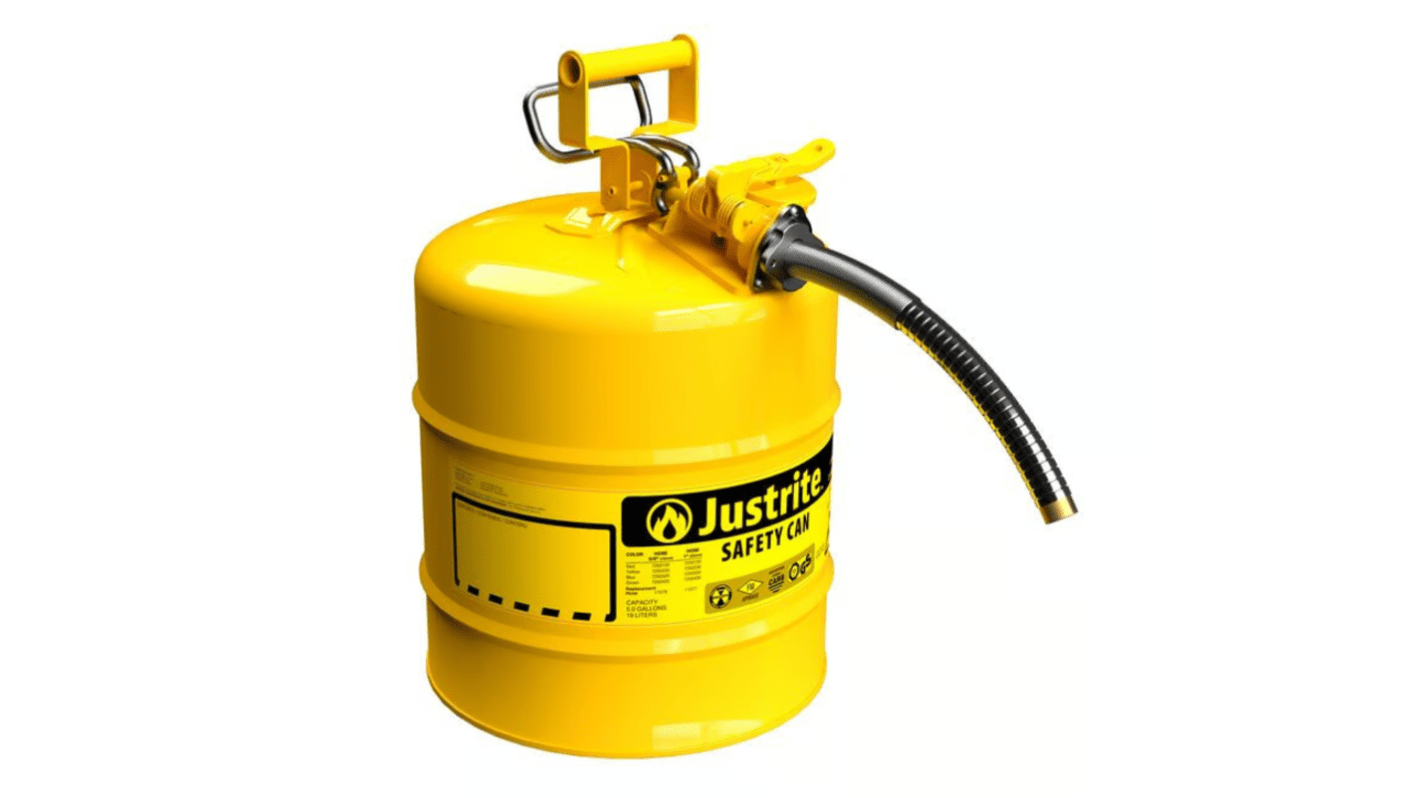 Justrite Steel Safety Can, 5gal