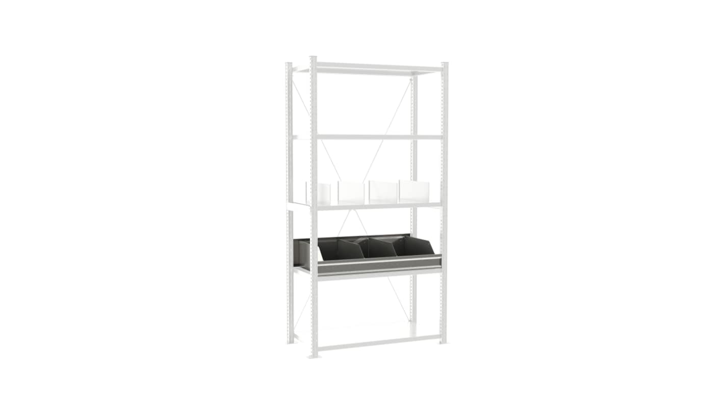 Manorga RAL 7040 4 Shelf Storage Rack System Shelving System, 3000kg Load