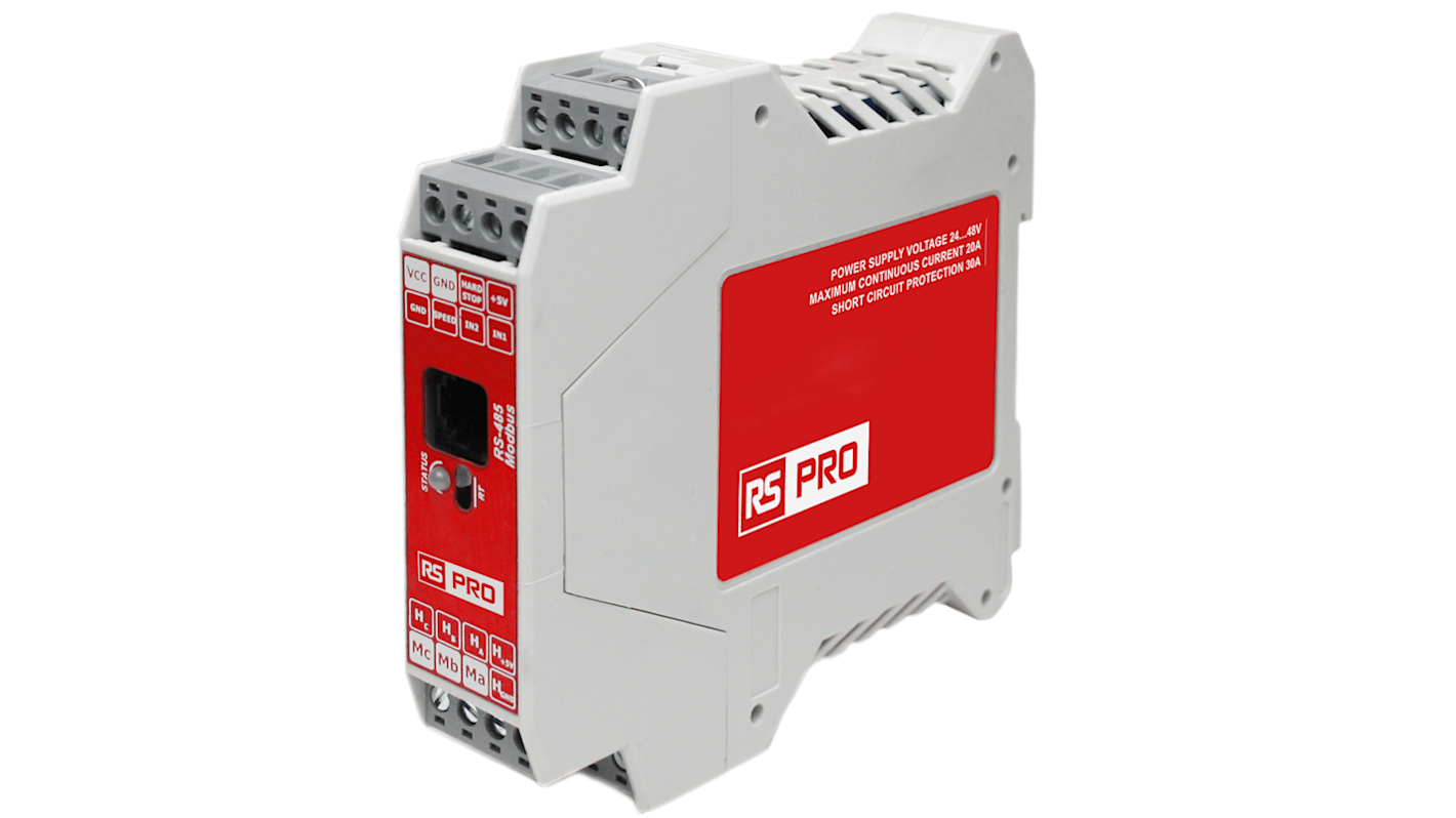 RS PRO Motor Controller, 24 → 48 V, 3 Phase, 20 A, Positioning, Speed Controller Function, 48 V