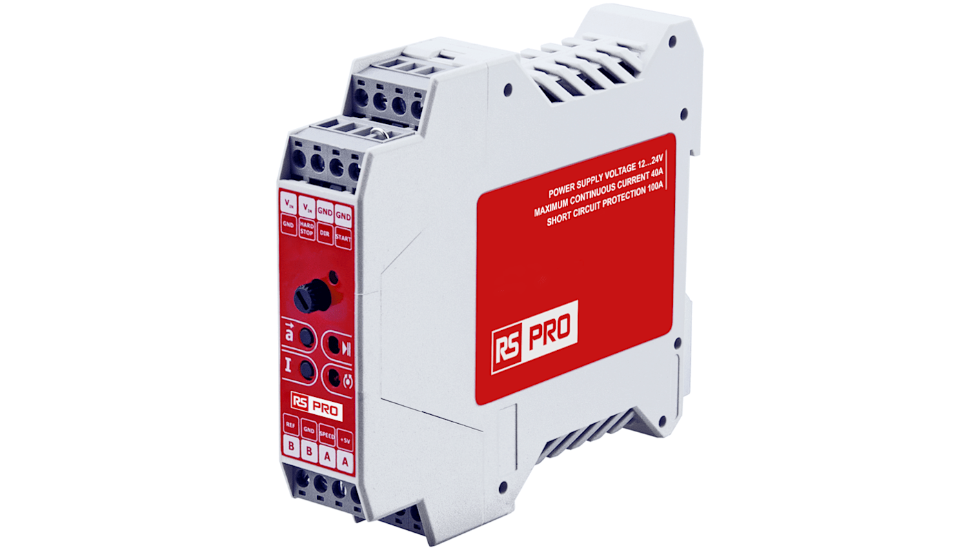 RS PRO 960 W DC Motor Controller, 12 → 24 V, 1 Phase, 40 A, Speed Controller Function, 24 V