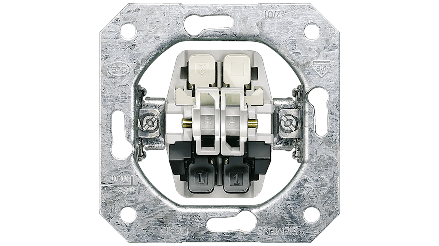 Siemens Two-Circuit Switch Insert 10A, DELTA Series