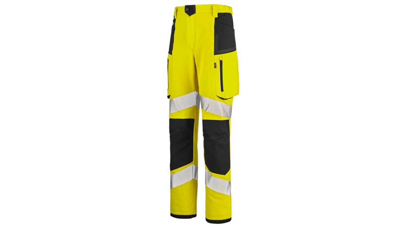 Cepovett Safety 1FLST3PI Black, Yellow Hi Vis Fabric Hi Vis Trousers 38in Leg Length 80cm