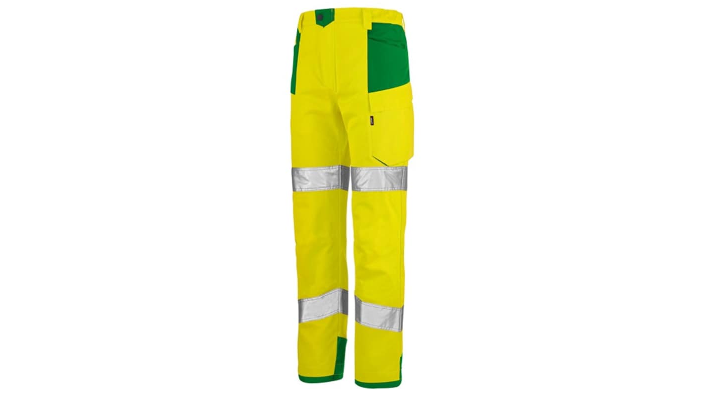 Cepovett Safety 1HVN3PI Yellow Hi Vis Fabric Hi Vis Trousers Leg Length 80cm