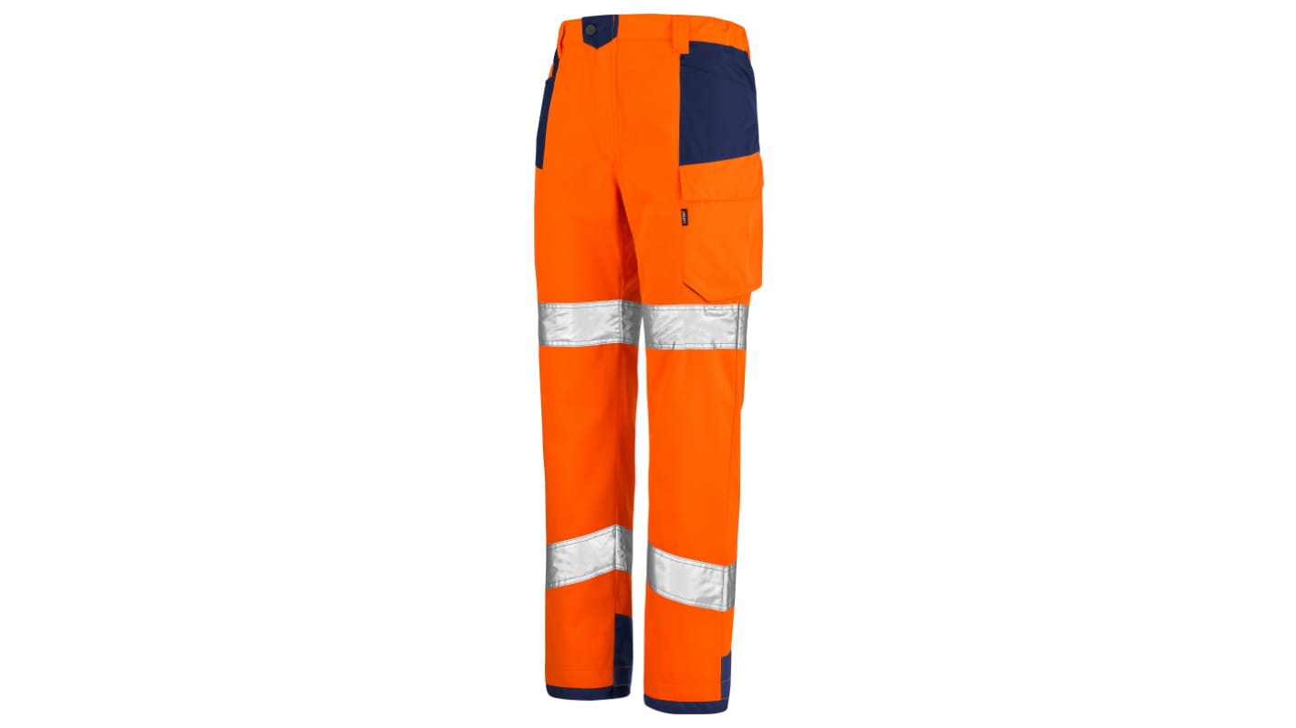Cepovett Safety 1HVNL Orange/Navy Hi Vis Fabric Hi Vis Trousers Leg Length 80cm
