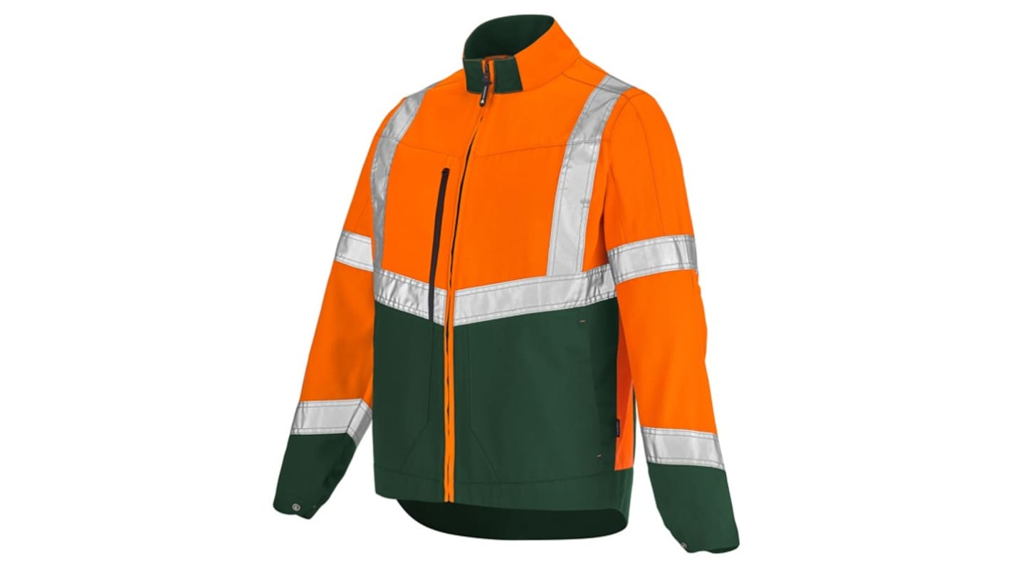 BLOUSON LUTEA  ORANGE FLUO / VERT FONCE