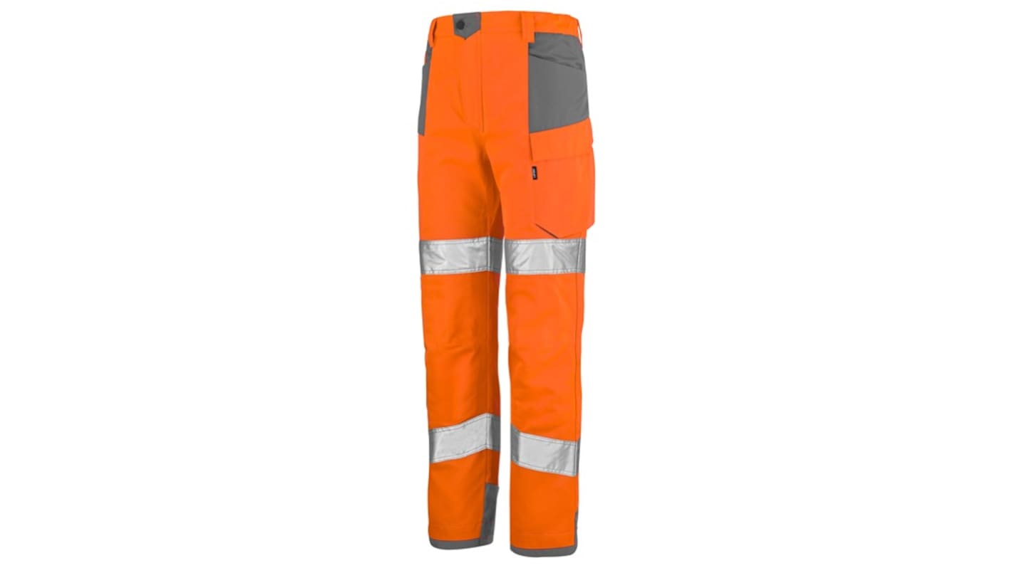 Cepovett Safety 1HVN3PI Orange Hi Vis Fabric Hi Vis Trousers Leg Length 80cm
