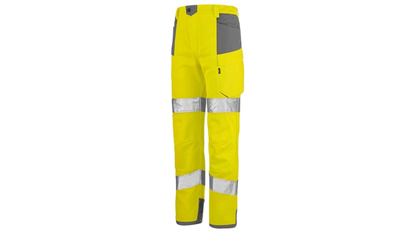 Cepovett Safety 1HVNG3PI Yellow Hi Vis Fabric Hi Vis Trousers Leg Length 80cm