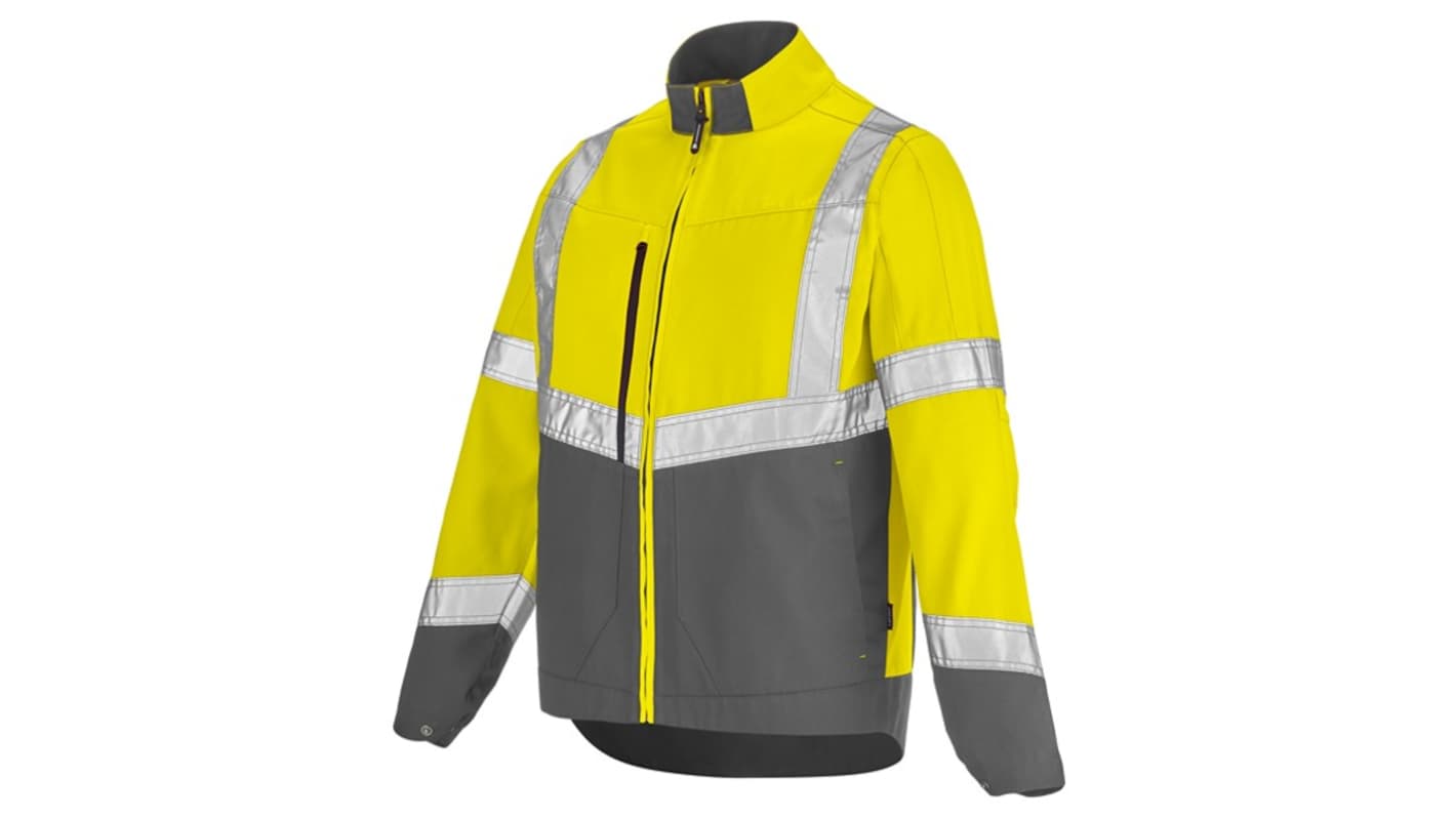 Cepovett Safety 3HVN3PI Yellow Unisex Hi Vis Jacket, L