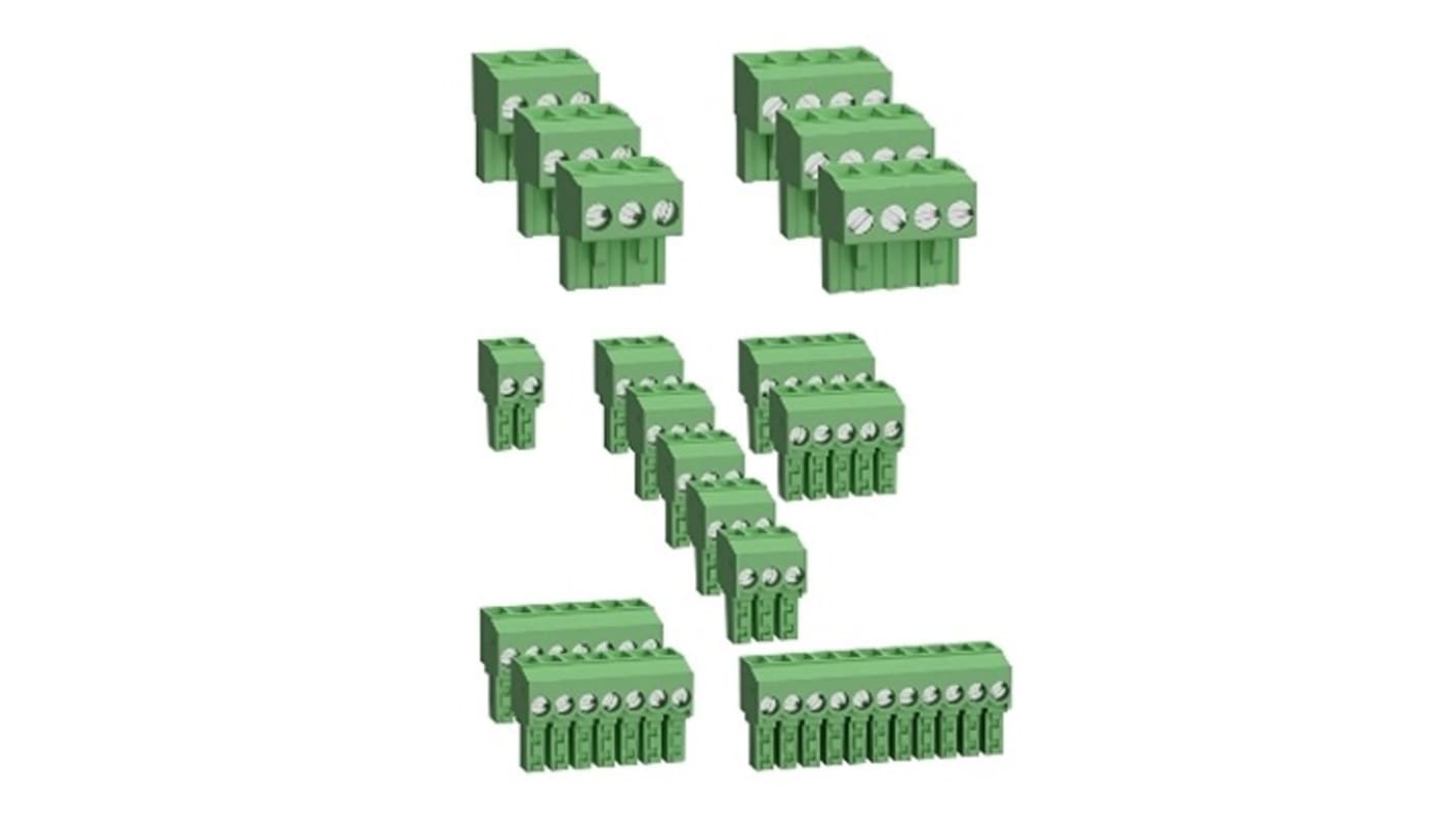 Schneider Electric TM172ASCTB Series PCB Terminal Block, 12-Contact, Screw, Screw Termination