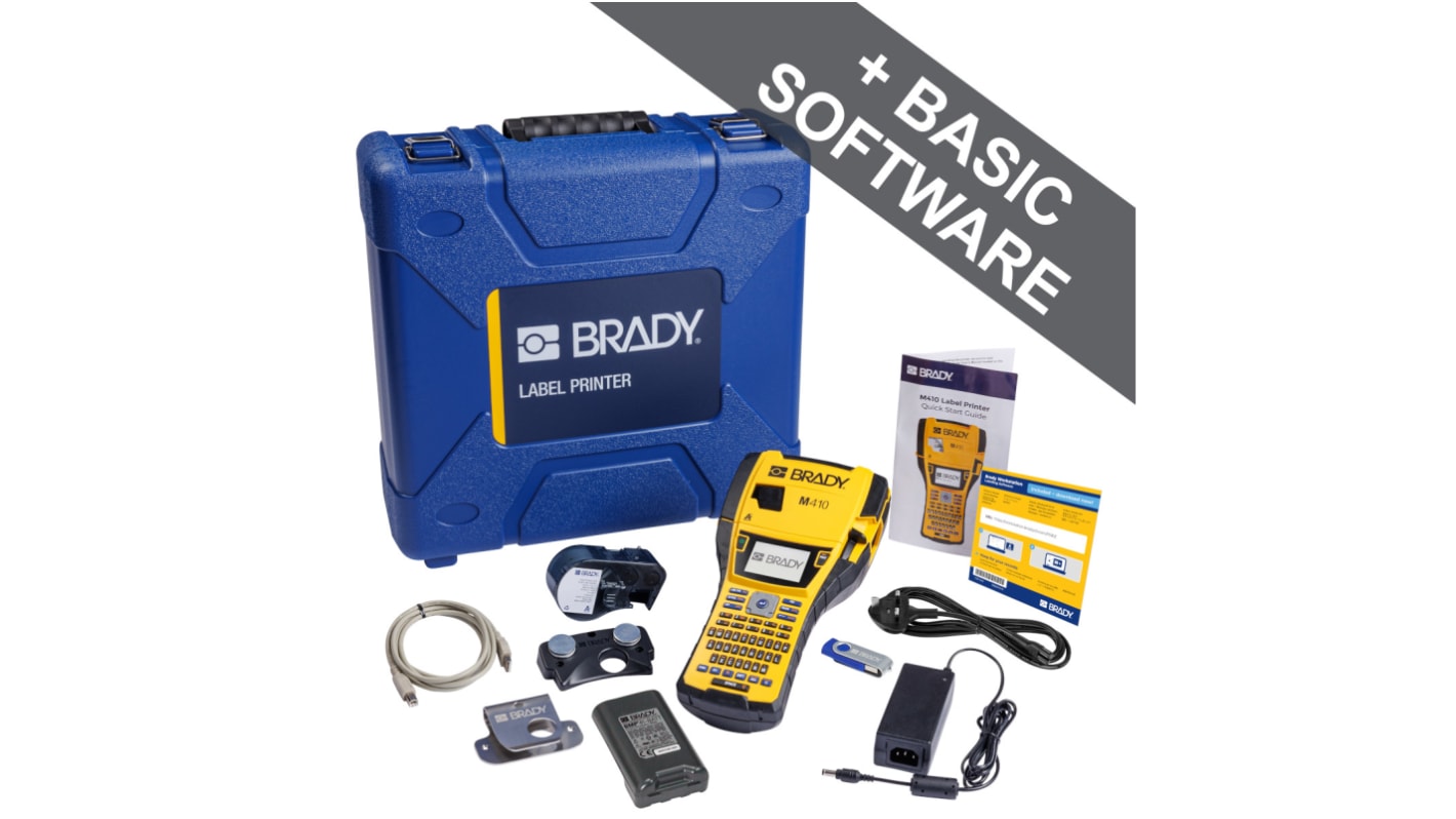 Brady 177184 Handheld Label Printer Kit, 25.4mm Max Label Width, EU