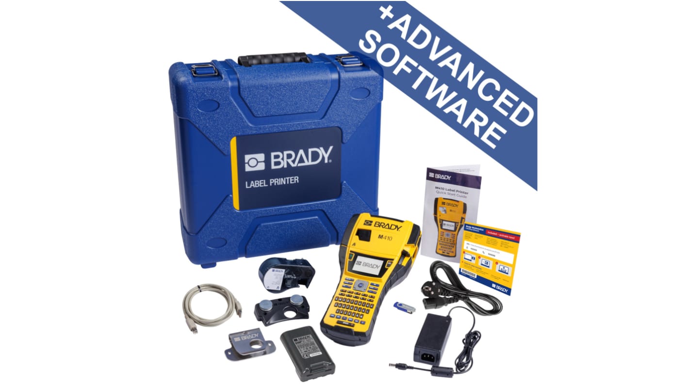Brady 322718 Handheld Label Printer Kit, 25.4mm Max Label Width, EU