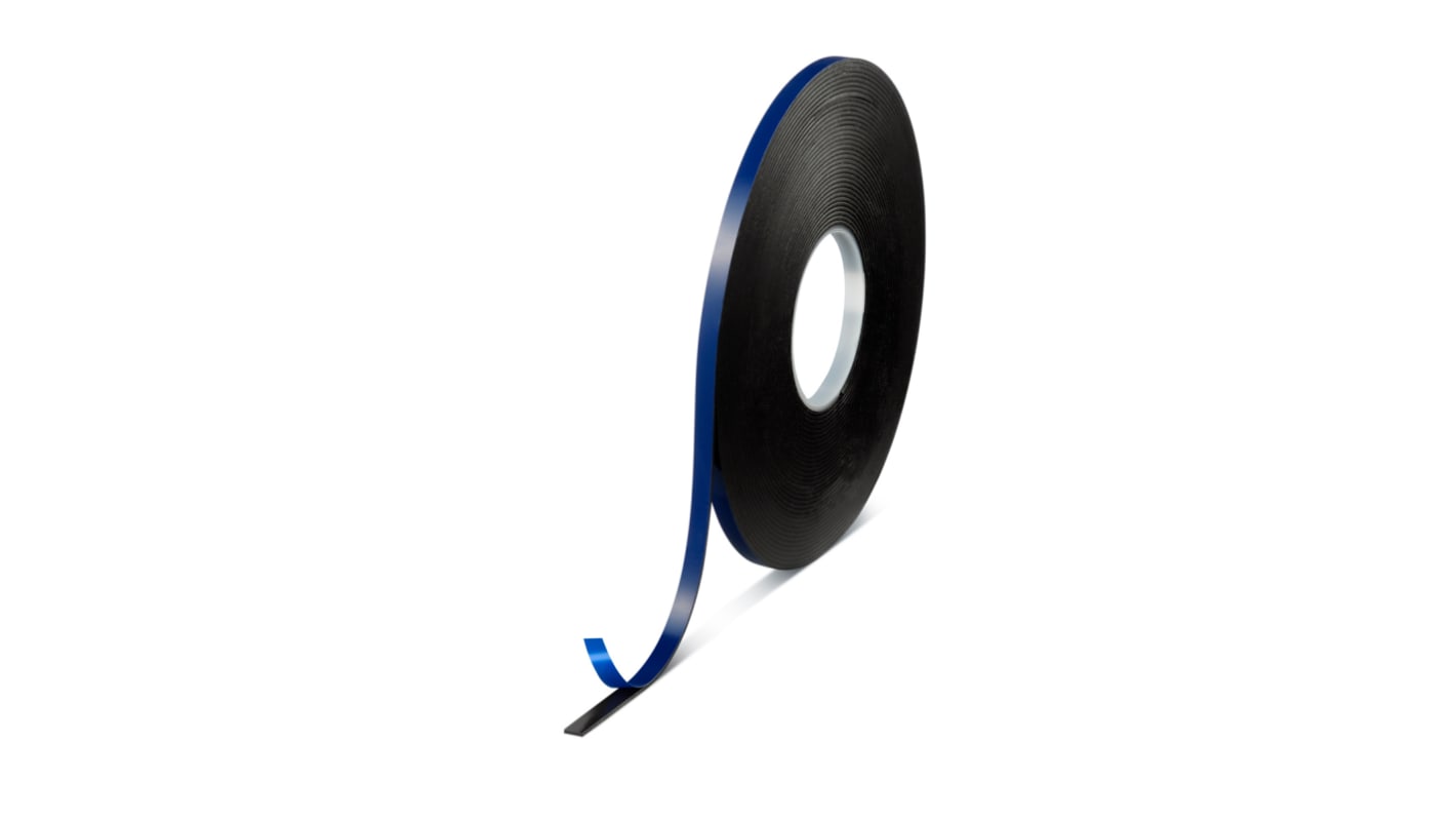 Tesa ACXplus 7078 Schaumstoff Klebeband, Schwarz, Stärke 2.0mm