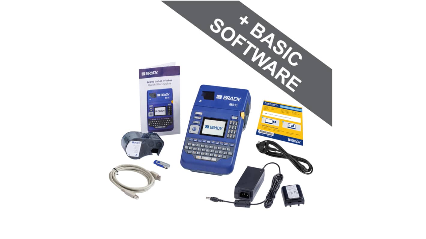 Brady M510 Label Printer UK Handheld Label Printer, 38.1mm Max Label Width