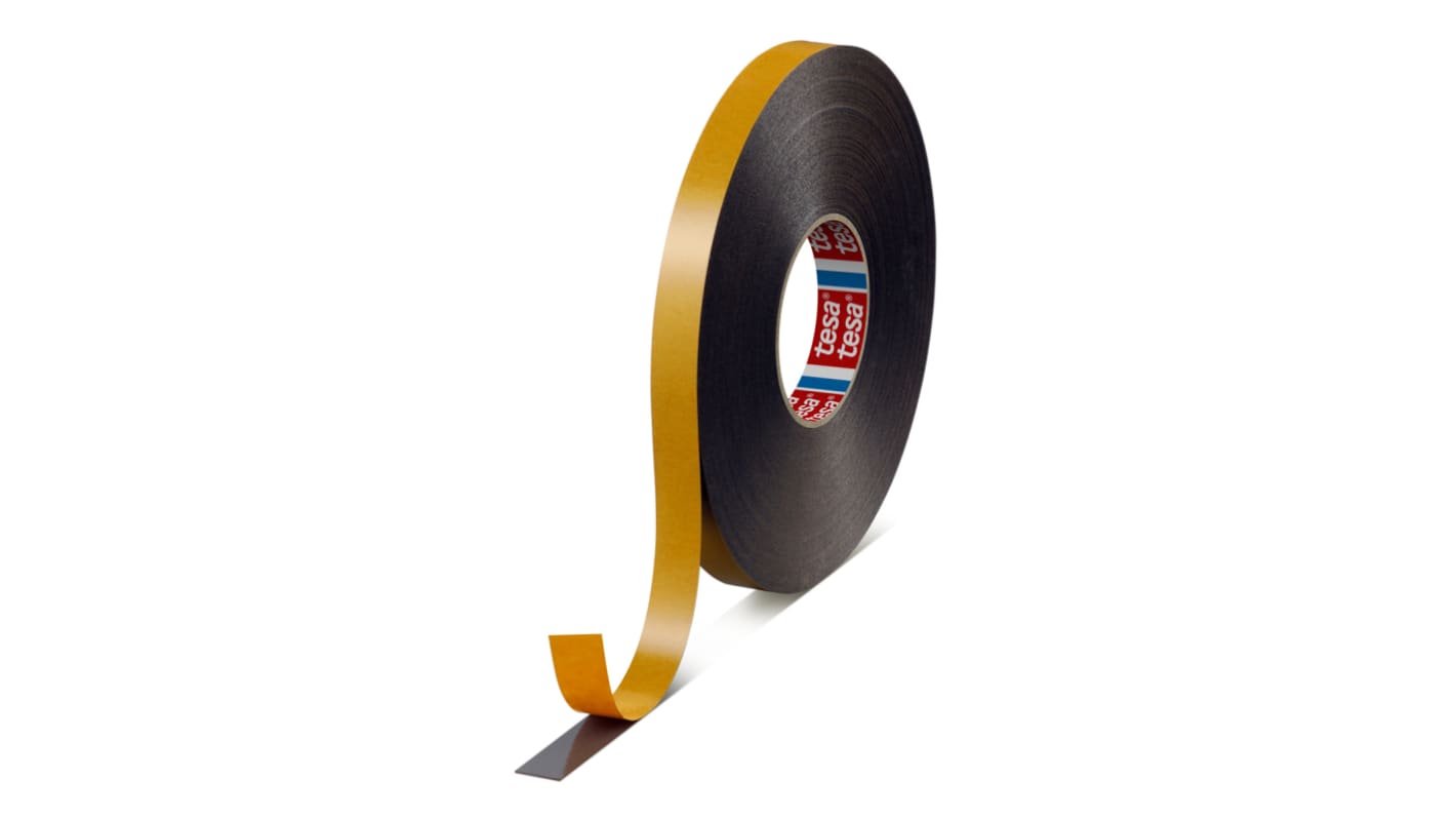Nastro in Schiuma in PE espanso Tesa Tesa 62932 62932 x 0.50mm, Nero, bianco