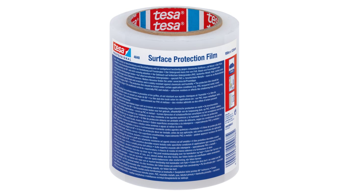 Tesa 4848 Transparent Packing Tape, 100m x 125mm