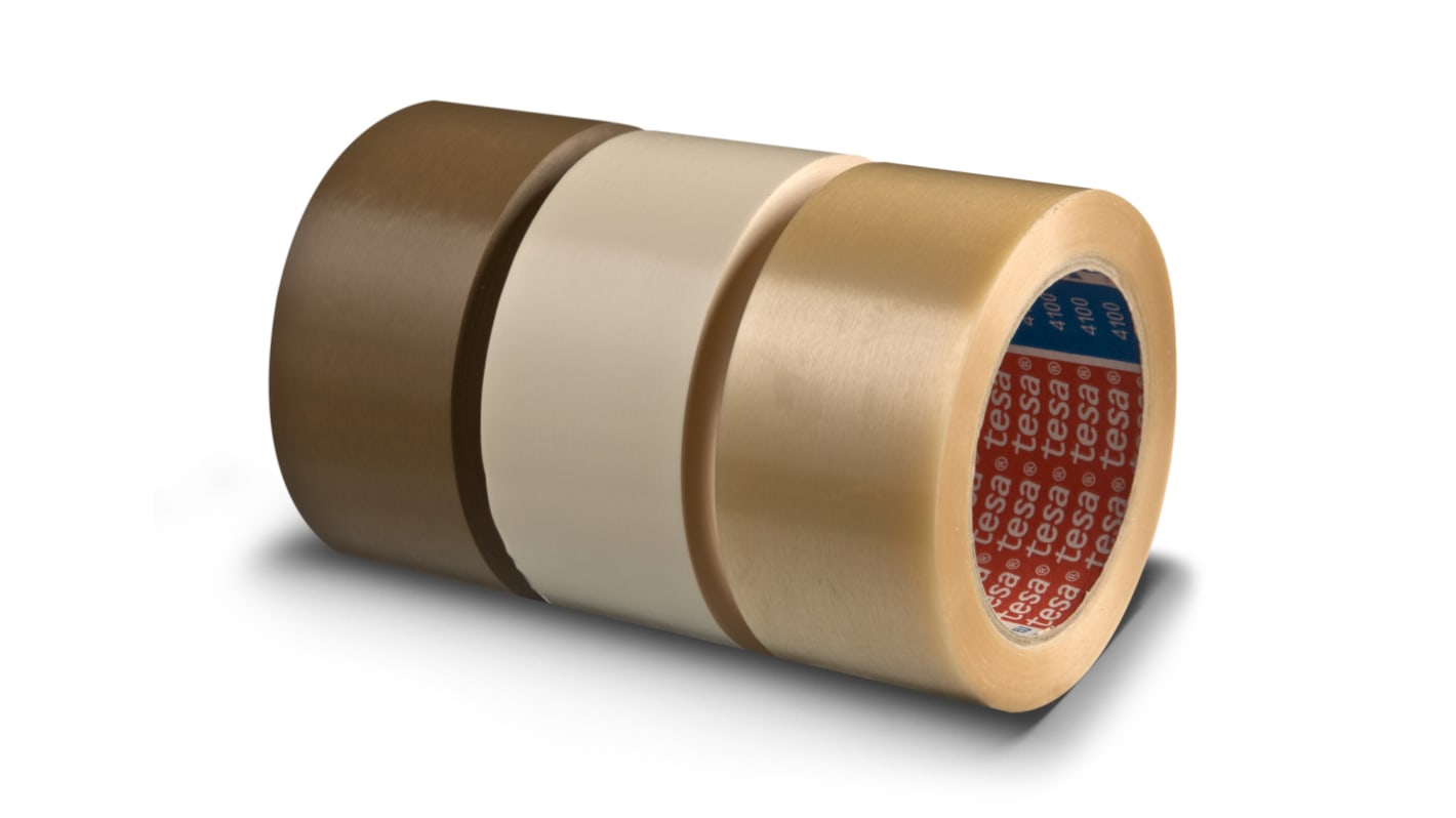 Tesa 4100 White Transparent Packing Tape