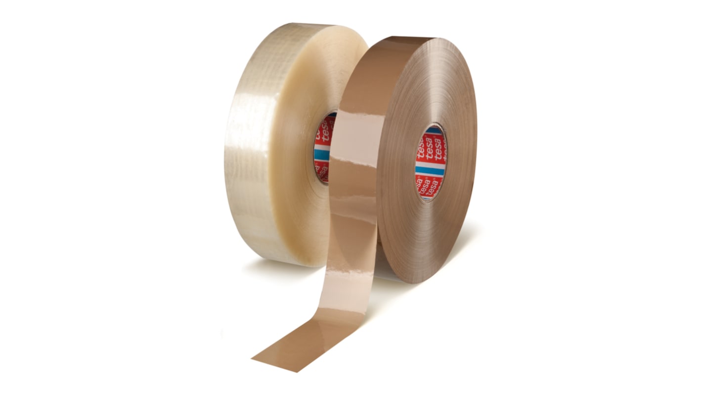Tesa 4120 Transparent Packing Tape, 66m x 12mm
