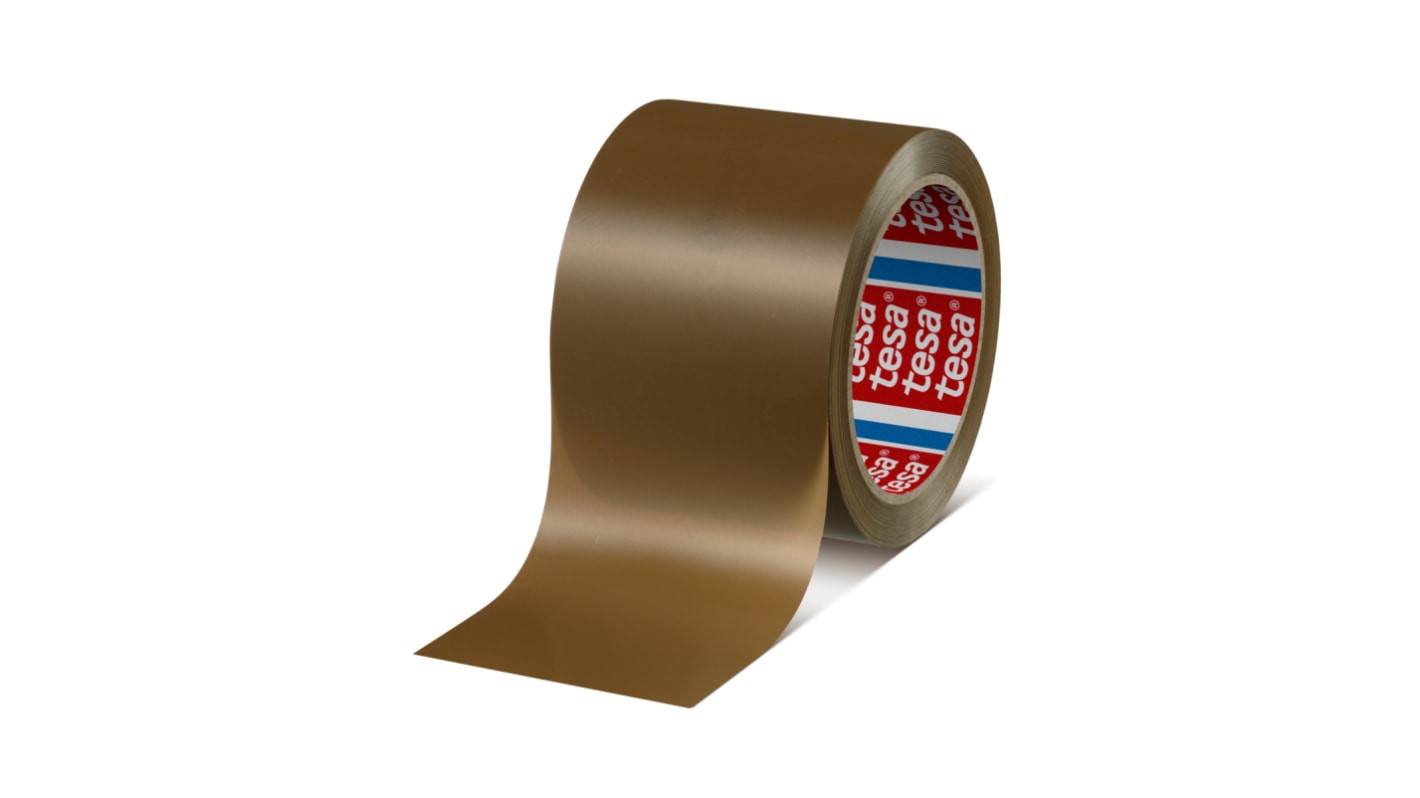 Tesa 4120 Chamois Packing Tape, 66m x 75mm