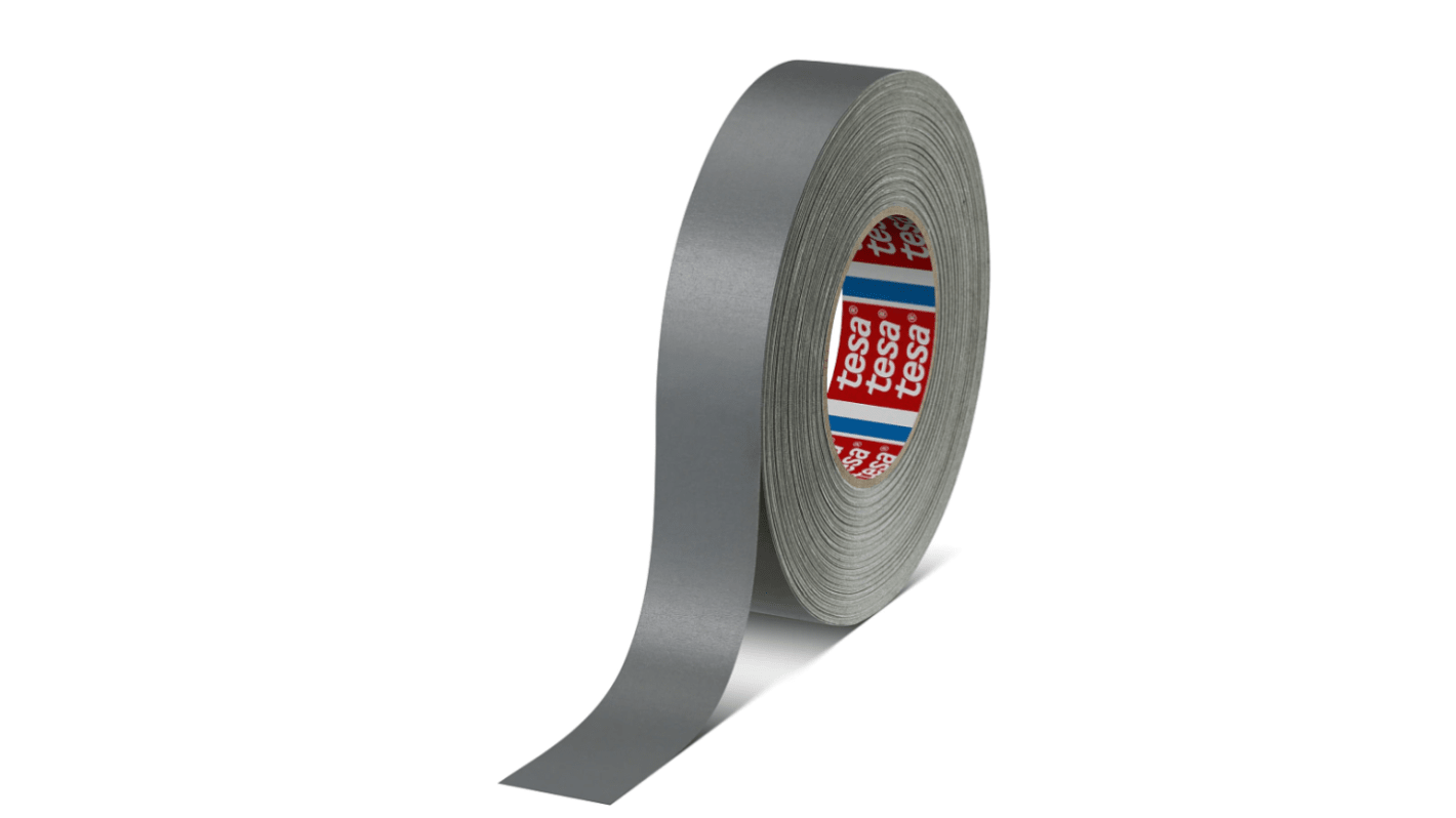 Tesa ダクトテープ, 幅:15mm, 厚さ:0.31mm, 長さ:50m グレー