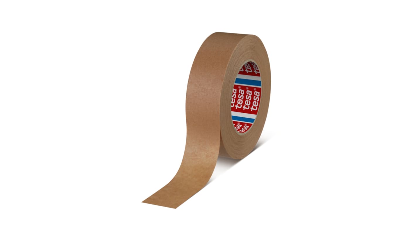 Ruban de masquage Tesa 04341-00008-00 Marron clair, en Papier crépon