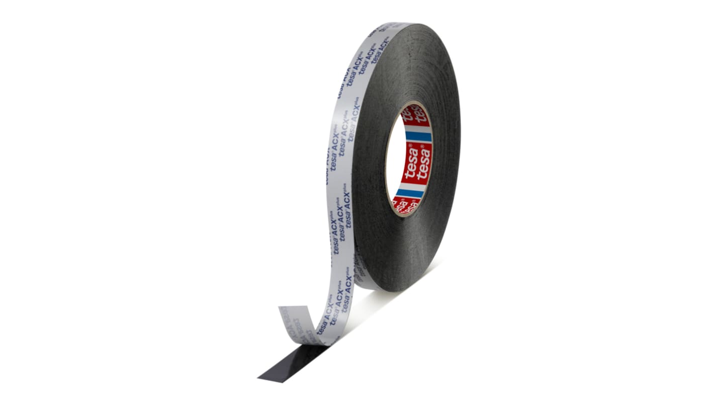 Tesa ACXplus 7063 Schaumstoff Klebeband, Schwarz, Stärke 0.80mm