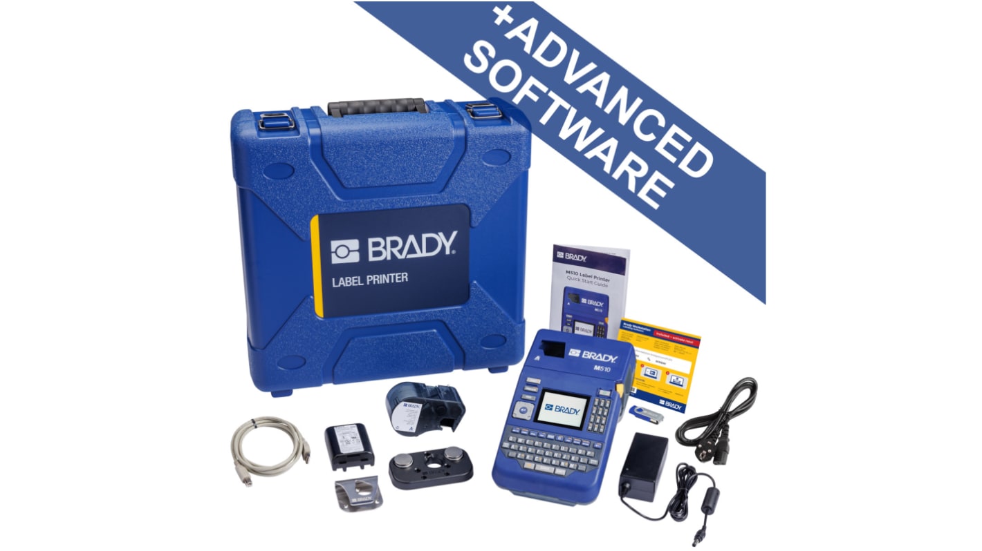 Brady 322724 Handheld Label Printer Kit, 38.1mm Max Label Width, EU