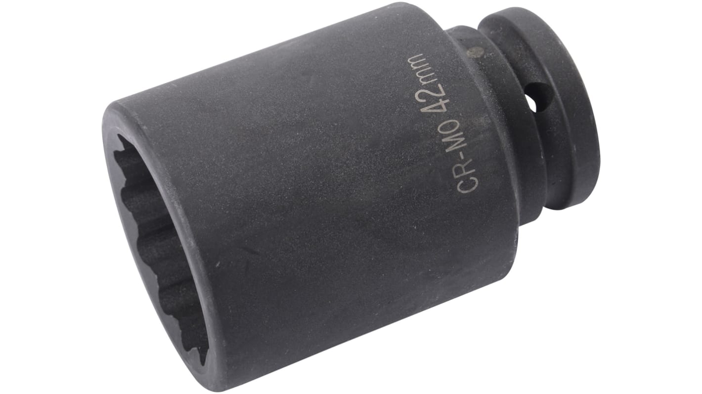 SAM 3/4 in Drive 45mm Impact Bit Socket, 12 point, 66mm, 90 mm Overall Length