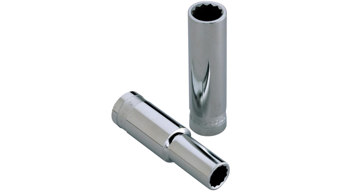 SAM 1/2 in Drive 13/16in Bi-Hexagon, 12 point, 28mm, 82 mm Overall Length