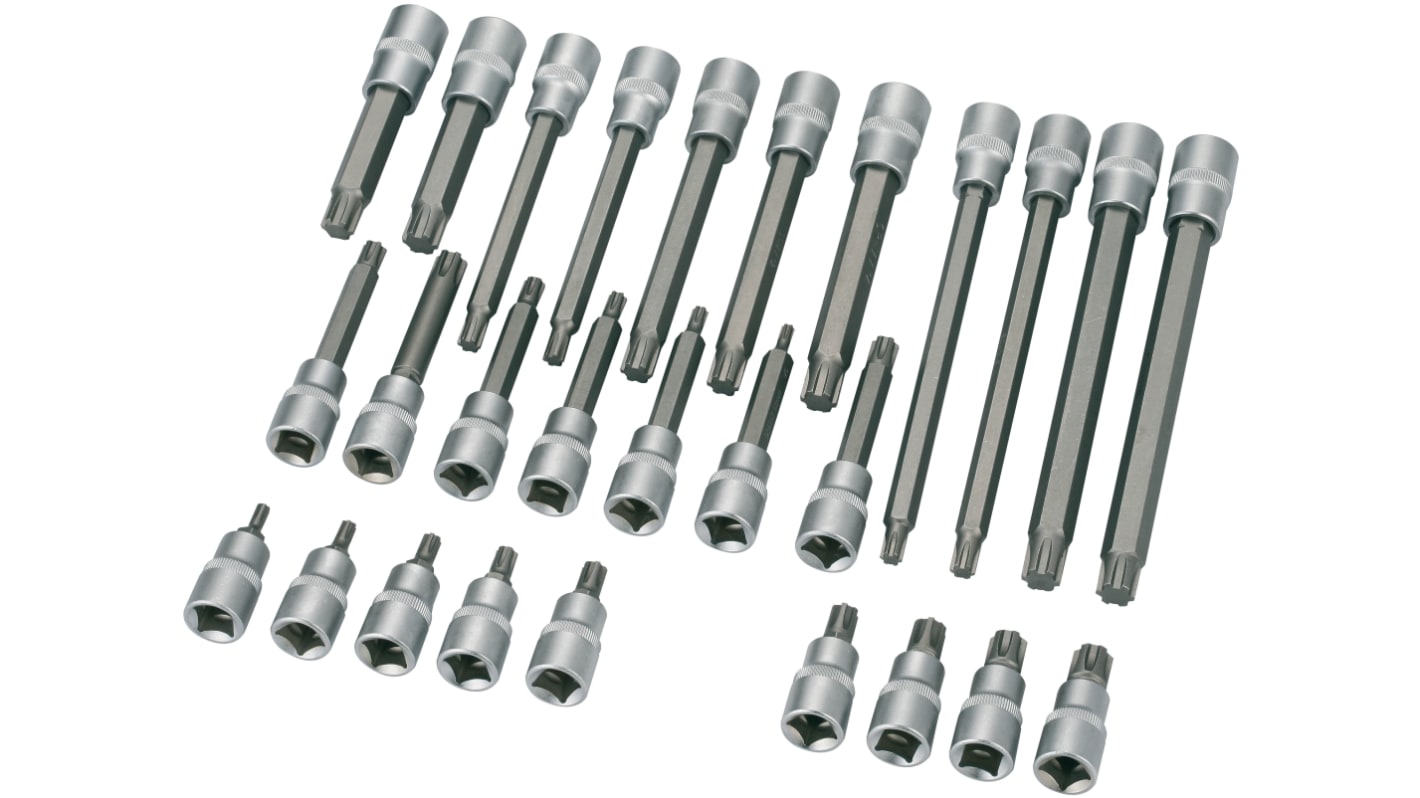 SAM Torx Screwdriver Bit, 1/2 in Tip, 1/2 in Drive, Torx Drive, 100 mm Overall
