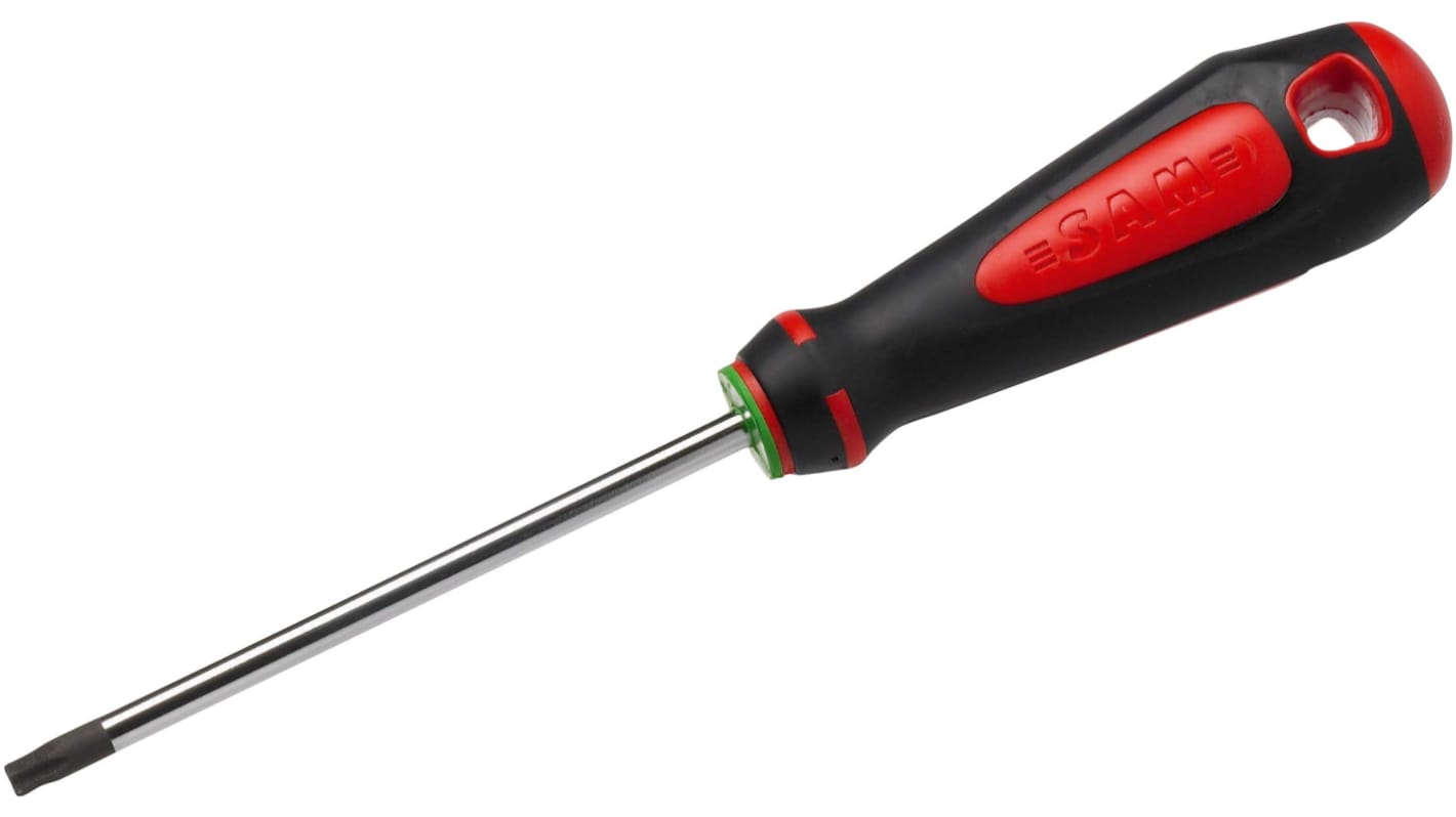 SAM Round  Screwdriver, 6 mm Tip, 115 mm Blade, 215 mm Overall