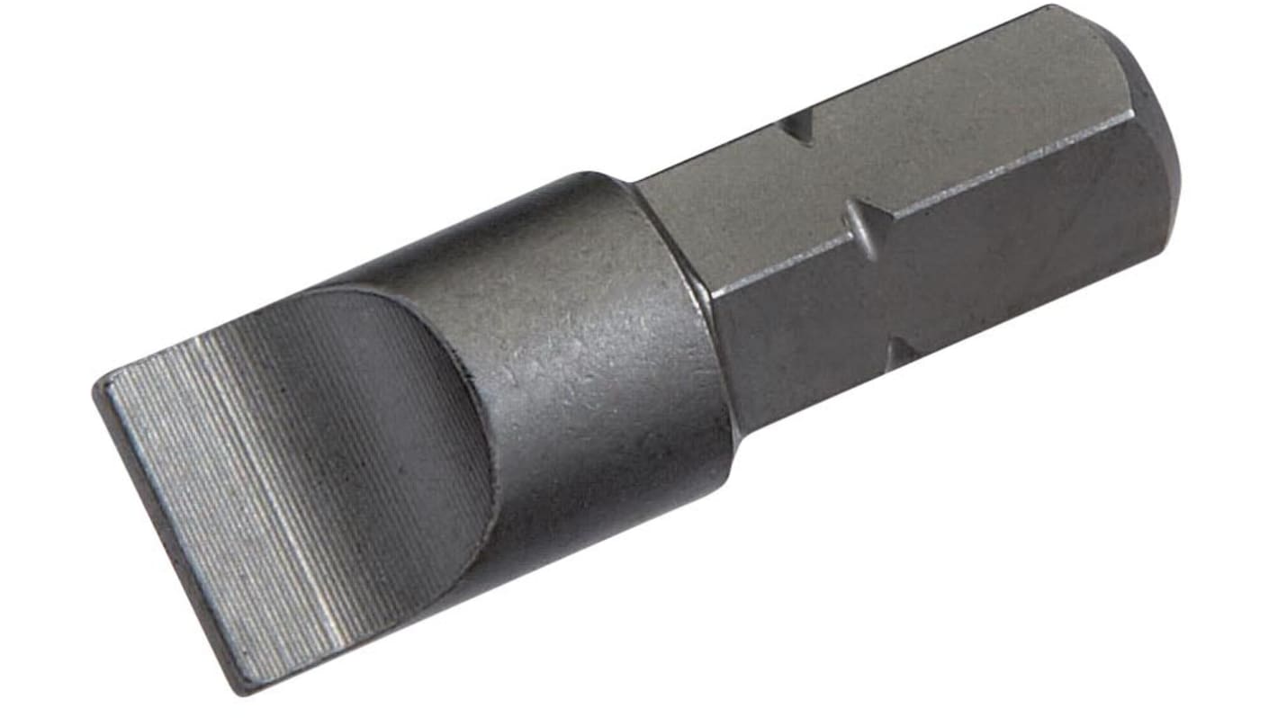 SAM Flat Screwdriver Bit, 5/16 in Tip, 5/16 in Drive, Square Drive, 44 mm Overall