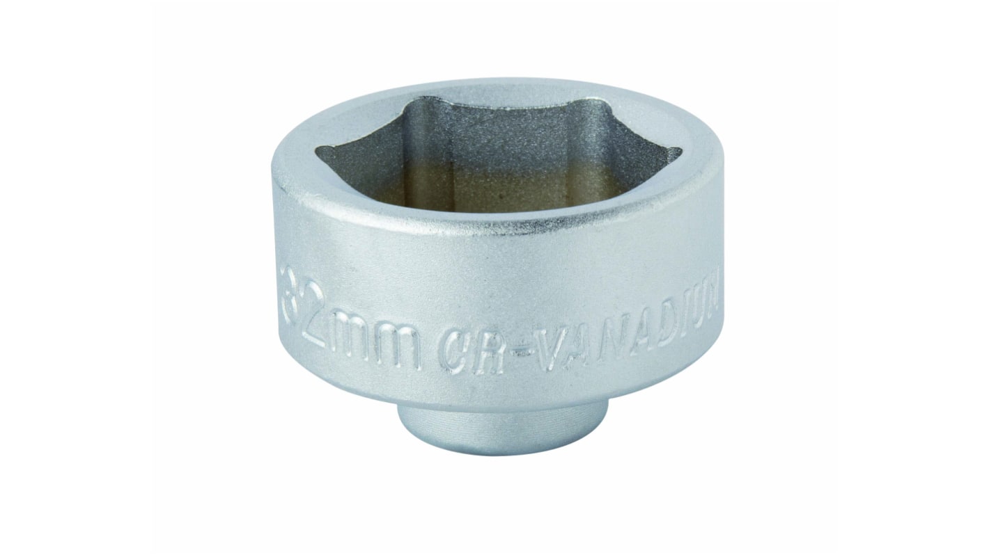SAM 628 Series 6 Point Hex Oil Filter Cap, 24 mm, 1/2in Insert