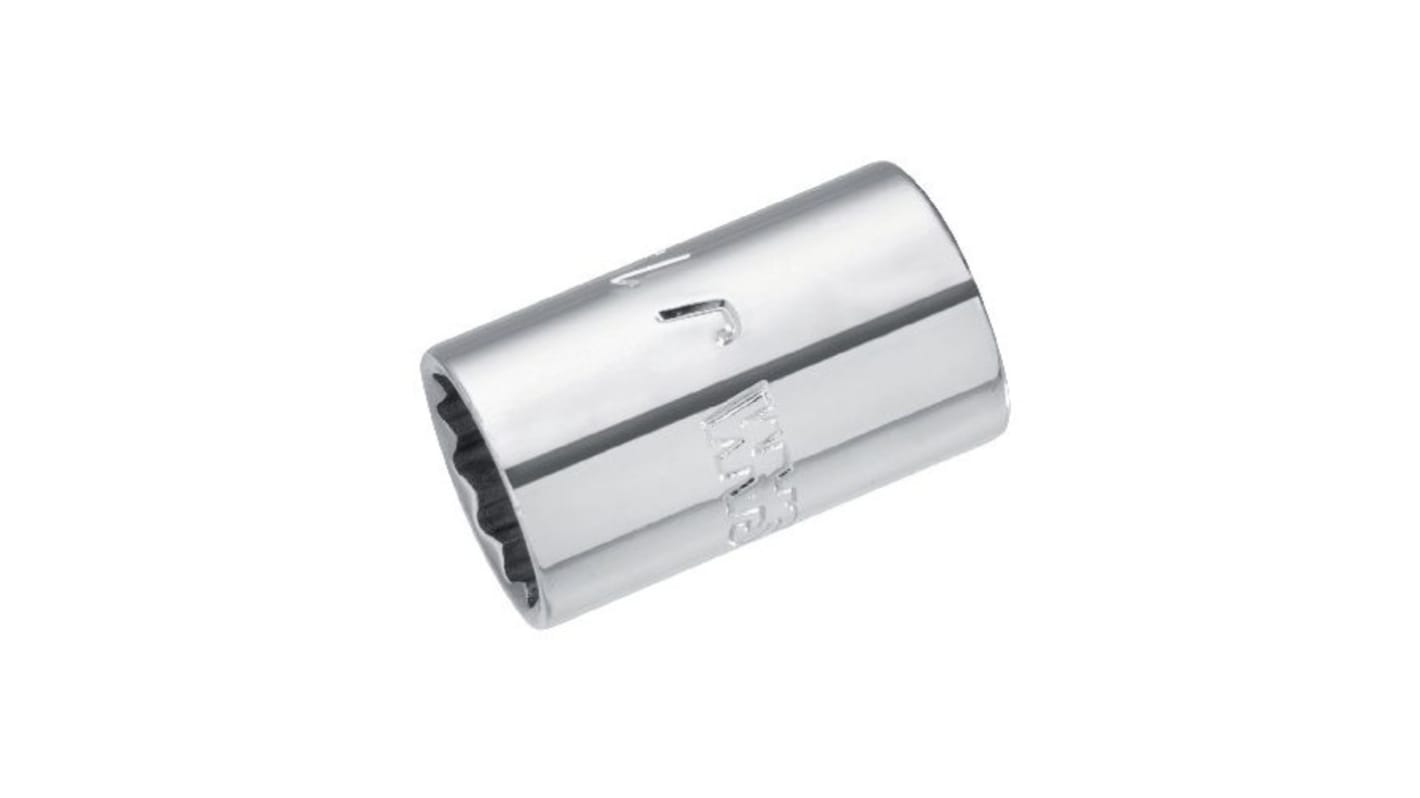 SAM 3/8 in Drive 5/8in Bi-Hexagon, 12 point, 22mm, 28 mm Overall Length