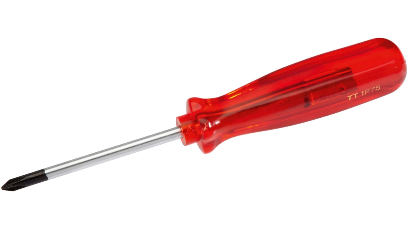 SAM Round  Screwdriver, 3 mm Tip, 75 mm Blade, 160 mm Overall