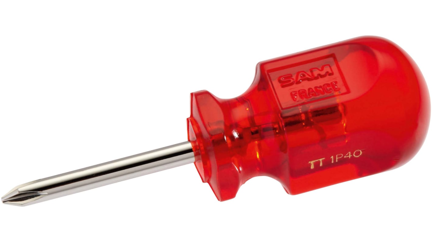 SAM Round Slotted, 5 mm Tip, 40 mm Blade, 90 mm Overall