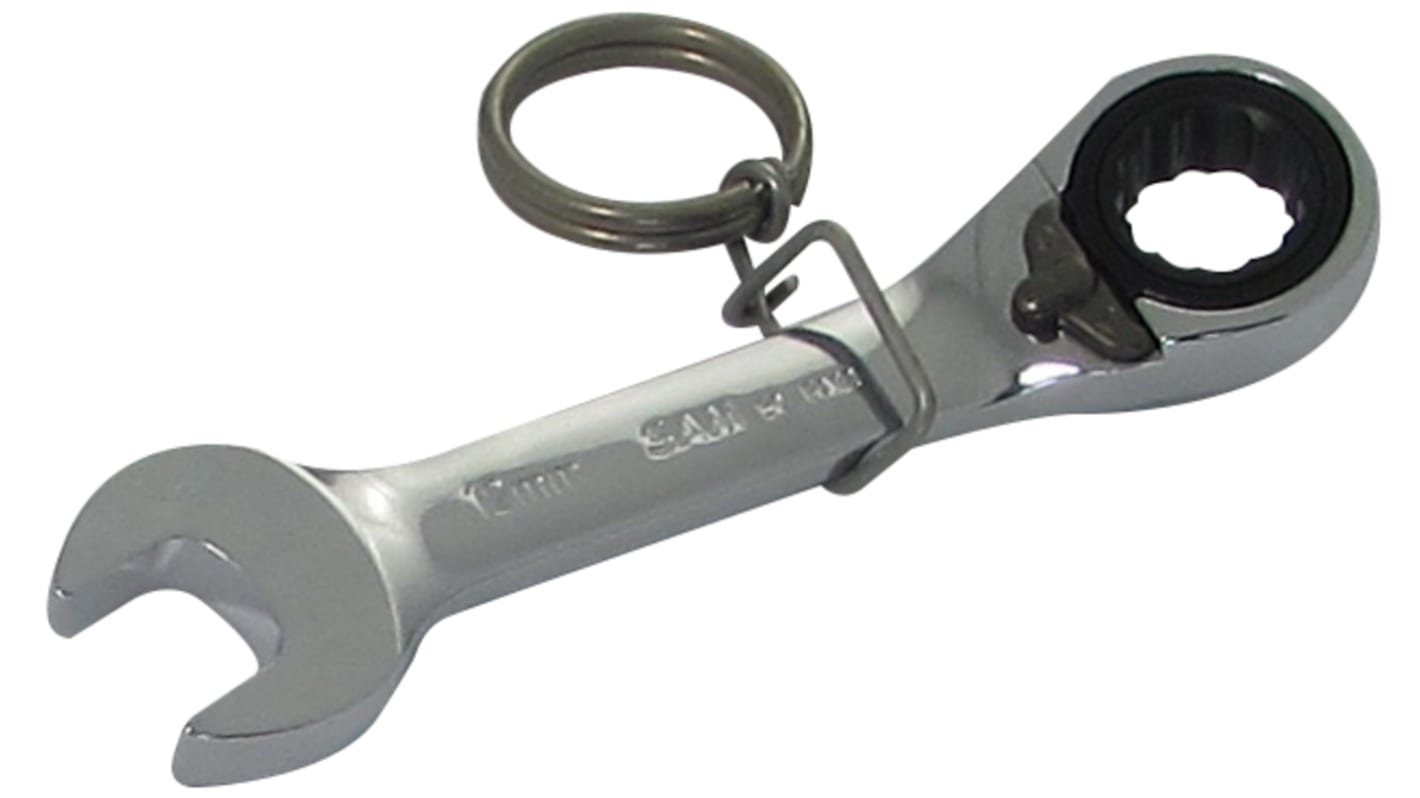 Klucz płasko-oczkowy Klucz płasko-oczkowy z grzechotką SAM długość 113 mm